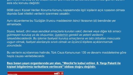 İletişim Başkanlığı, 8. Yargı Paketi ile ilgili iddiaları yalanladı