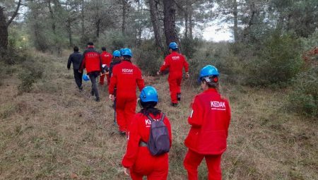 KEDAK arazi arama kurtarma tatbikatı yaptı