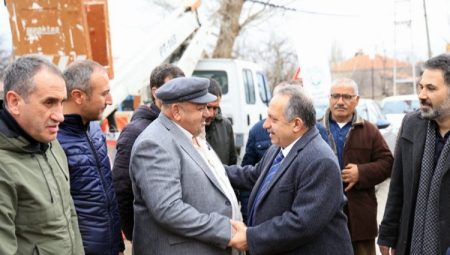 Kayseri Talas’tan kırsala sosyal tesisler