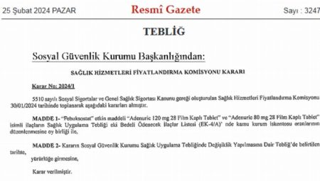 SUT değişikliği Resmi Gazete’de