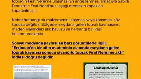 Siyanürlü toprak Fırat Nehri’ne mi aktı? Yanıt İletişim’den geldi…