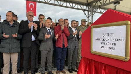 Şehit er Akıncı, Adıyaman’da son yolculuğuna uğurlandı