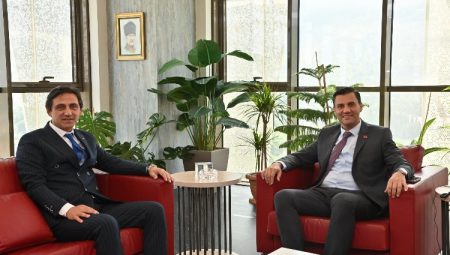 Başkan Ferdi Zeyrek, Başkan Daban’ı konuk etti