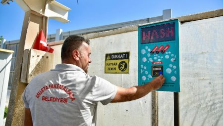 Bursa Mustafakemalpaşa’da araç temizlik istasyonu faaliyette