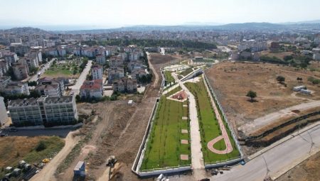 Çayırova Millet Bahçesi’nin çevre yolları asfaltlanıyor