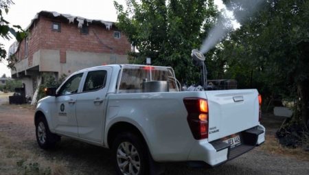 Diyarbakır’da ilaçlama çalışmaları tam gaz