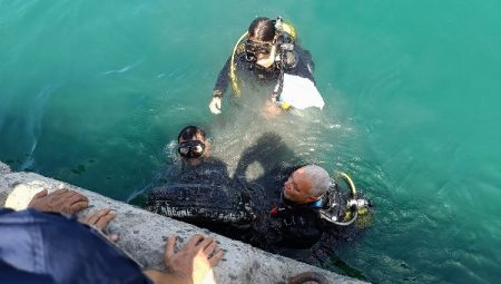 Enez limanında tarihi amfora çıktı!