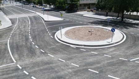 Kayseri Melikgazi’den kavşak çalışması