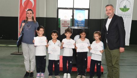 Osmangazi’de küçük raketler sertifikalarını aldı