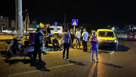 Düzce’de motosiklet kazası: 1 yaralı