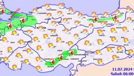 Meteoroloji'den 'kuvvetli' uyarı!