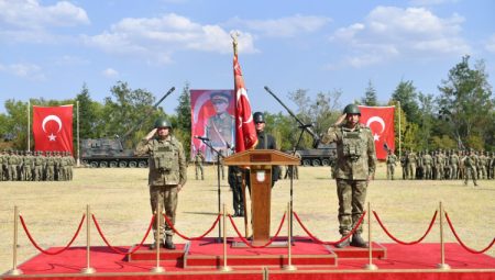 54. Mekanize Piyade Tugay’ında devir teslim töreni gerçekleşti