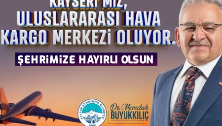 Başkan Büyükkılıç’tan “Uluslararası hava kargo terminali” müjdesi