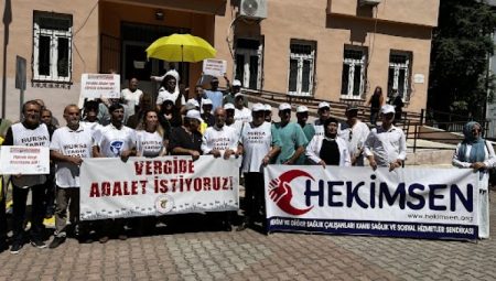 Bursa Tabip Odası vergi adaleti için direniyor