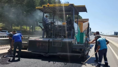 Kocaeli’de güvenli sürüş için pürüzsüz yollar