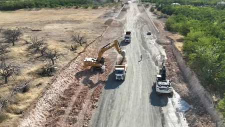 Malatya’da Kuzey Kuşak Yolundaki çalışmalarda sona gelindi