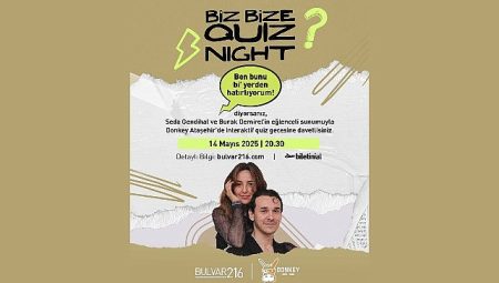 Bilginin ve Kahkahanın Buluştuğu Akşam: ‘Biz Bize Quiz Night’ Bulvar 216’daki Donkey Pub’da!