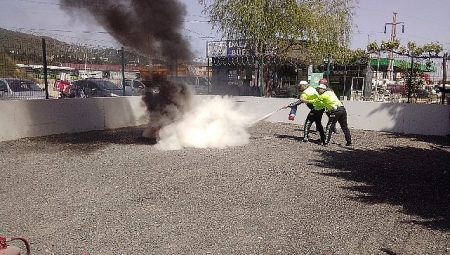 Büyükşehir İtfaiyesi’nden polislere yangın eğitimi
