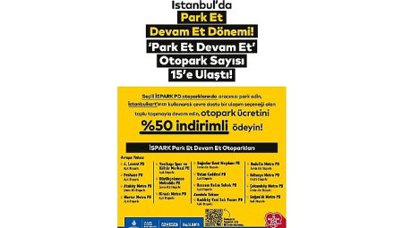 İstanbul’da Park Et Devam Et Otopark Sayısı 15’e Ulaştı