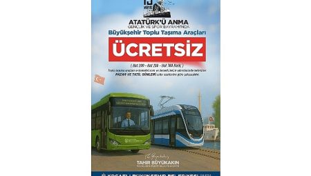 19 Mayıs’ta Kocaeli’nde ulaşım fiyatsız
