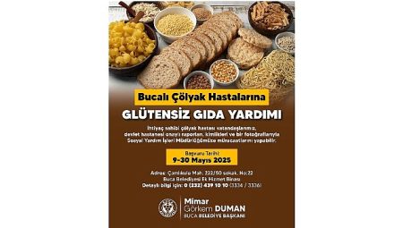 Buca Belediyesi’nden çölyak hastalarına glütensiz besin yardımı