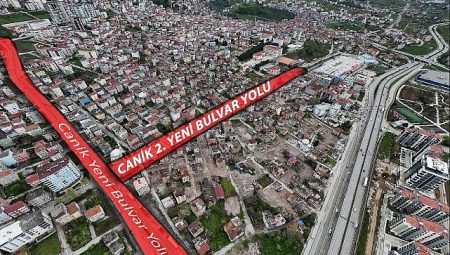 Canik’e 2. Yeni Bulvar Yolu Geliyor