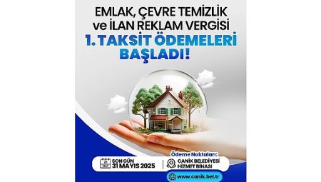 Canik’te Vergi Ödemeleri Başladı