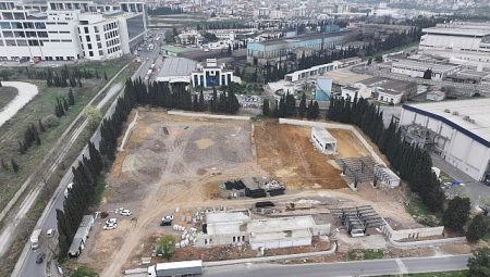 Çevreci garaj projesi yükseliyor