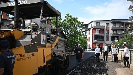 Ertuğrulgazi Mahallesi’ne 250 Ton Asfalt