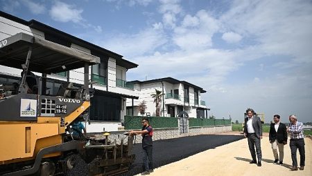 Sarımeşe Mahallesi’ne 750 Tonluk Asfalt
