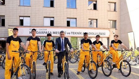 ETi Sarı Bisiklet Verdiği Kelamı Tuttu: Meslek Lisesi Öğrencileri 200 Bisikleti Sıfırdan Üretti