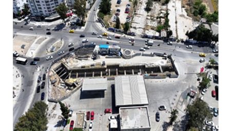 Hastane yolcuları için özel yaya tüneli