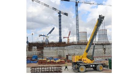 Leningrad NGS-2’nin 4’üncü Güç Ünitesinin Alanında Güvenlik Binasının Temel Betonlama Süreci Tamamlandı