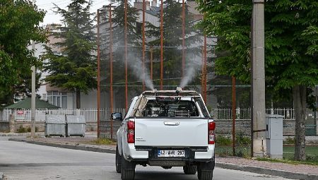 Selçuklu’da ilaçlama çalışmaları başladı
