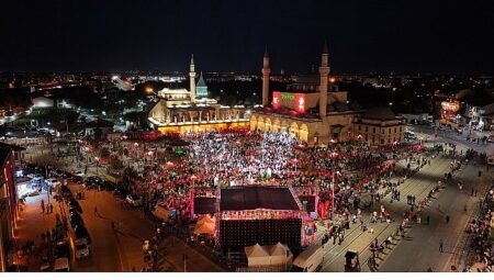 15 Temmuz’un 9. Yılında Konyalılar Mevlana Meydanı’nda Buluştu