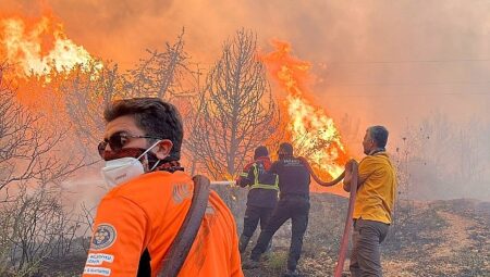 BUCAKUT yangınlarla gayrette aktif rol alıyor
