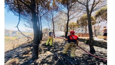 İzmir İtfaiyesi 48 saatte 227 yangına müdahale etti