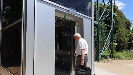 İzmit Tren Garı’ndaki asansör hizmete alındı
