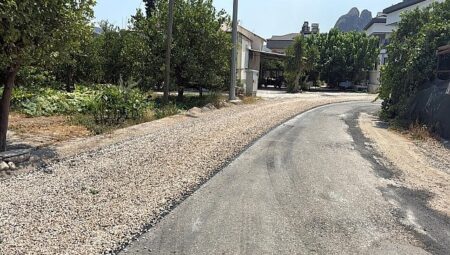 Kuzdere’de altyapı çalışması