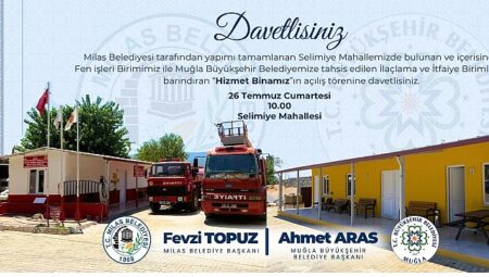 Milas Belediyesi Tarafından İmali Tamamlanan Hizmet Binası Merasimle Açılıyor