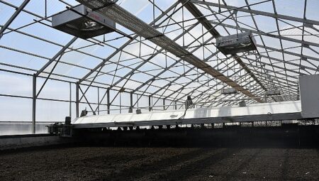 Solar Çamur Kurutma Tesisi’nde 15 ton çamur kurutuluyor