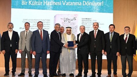 Yurt Dışına Kaçırılan Nadide Yazma Yapıtlardan “Kitab Şerhu’l-Esma” Yine Konya’ya Kazandırıldı