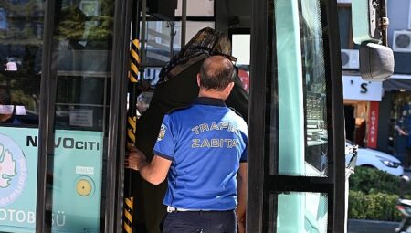 Büyükşehir Toplu Ulaşımda Kontrollerini Sürdürüyor