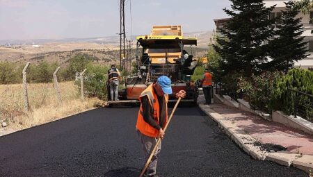 Çankaya’da Asfalt Çalışmaları Sürüyor