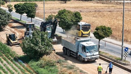 Lider Çerçioğlu, Aydın’ın tüm ilçelerinde yol üretim ve yenileme çalışmalarını sürdürüyor