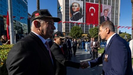 Lider Tugay gazileri ağırladı