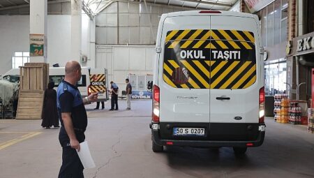 Okul Servislerine Yönelik Kapsamlı Kontrol Yapıldı