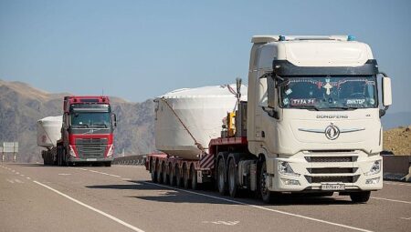 Rosatom’un Rüzgâr Parkı İnşası İçin Birinci Kesimler Kırgızistan’a Teslim Edildi