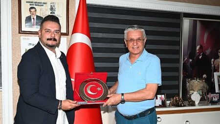 Sendika Başkanı Mutaf’tan Başkan Topaloğlu’na ziyaret
