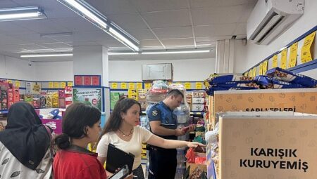 Zabıta’dan marketlerde kontrol
